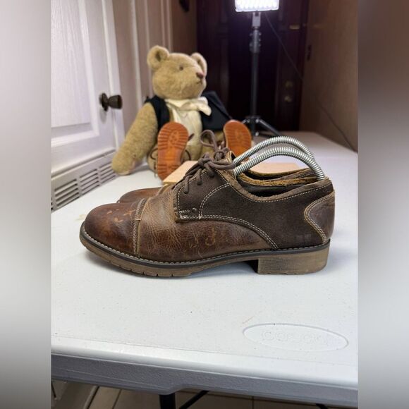 Bed Stu Men's Cap Toe Leather Oxford Shoes Size US 9.5 Factory Distressed - Picture 11 of 11